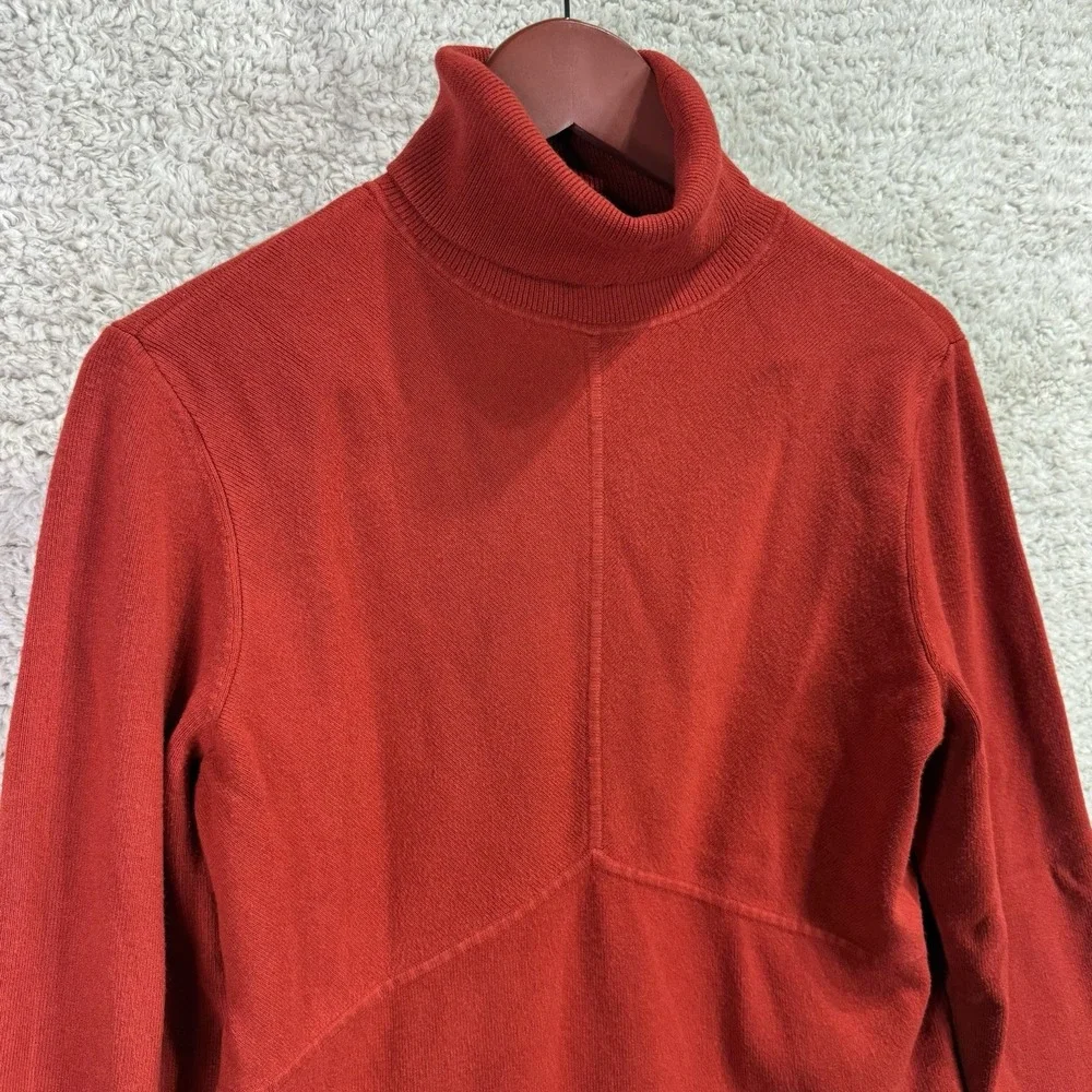Alfani Sweater Womens L Red Turtleneck Long Sleeve Pullover‎ Classic Winter Top